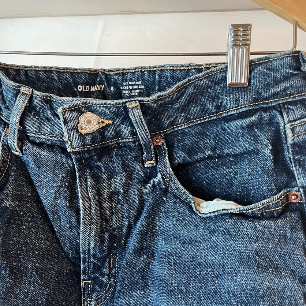 Wide Leg Extra High Waist Old Navy Jeans